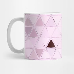 Pink Girly Mosaic Tile Print Graphic Mug